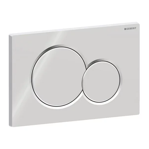 Rezervor WC cu cadru incastrat Geberit Duofix Sigma set fixare si calpeta de actionare Sigma01 crom lucios picture - 2