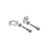 Rezervor WC cu cadru incastrat Geberit Duofix Sigma set fixare si calpeta de actionare Sigma20 alb-auriu picture - 9