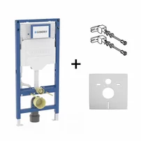 Rezervor wc cu cadru incastrat Geberit Duofix Sigma UP320 sistem de fixare si set izolare fonica
