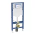 Rezervor WC cu cadru incastrat Geberit Duofix UP320 cu sistem de fixare, clapeta de actionare Sigma01 alb alpin plus vas WC Rune Ivaldi Grande alb cu capac softclose picture - 5