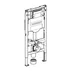 Rezervor WC cu cadru incastrat Geberit Duofix UP320 cu sistem de fixare, clapeta de actionare Sigma01 alb alpin plus vas WC Rune Ivaldi Grande alb cu capac softclose picture - 9