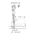 Rezervor WC cu cadru incastrat Geberit Duofix UP320 cu sistem de fixare, clapeta de actionare Sigma01 alb alpin plus vas WC Rune Ivaldi Grande alb cu capac softclose picture - 12