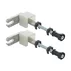 Rezervor WC cu cadru incastrat Geberit Duofix UP320 cu sistem de fixare, clapeta de actionare Sigma01 alb alpin plus vas WC Rune Jord alb cu capac softclose picture - 7