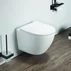 Rezervor WC cu cadru incastrat Villeroy&Boch 112 cm cu clapeta ViConnect 300S alb plus vas WC Rune Ivaldi alb cu capac softclose picture - 2