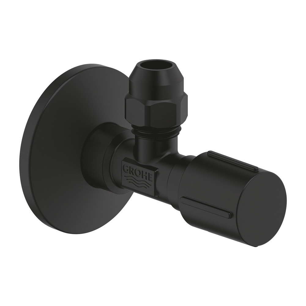 Robinet coltar Grohe 1/2\"x3/8\" negru mat