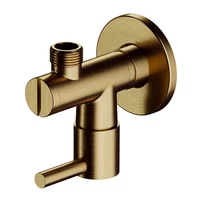 Robinet coltar Omnires din alama sanitara cu finisaj bronz antichizat periat