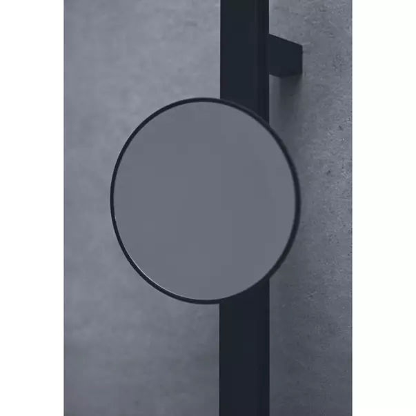 Set accesorii pentru lavoar Ideal Standard Alu+ negru mat din aluminiu 70 cm cu oglinda mobila picture - 4