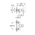 Set baterii lavoar dus Grohe BauEdge si dus cu porter Tempesta crom lucios picture - 2