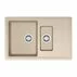 Set chiuveta bucatarie compozit Franke Basis Avena 1 cuva 1/2 cu picurator 78x50 cm bej mat cu baterie Pola picture - 2