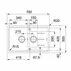 Set chiuveta bucatarie compozit Franke Basis VN 1 cuva 1/2 cu picurator 78x50 cm negru mat cu baterie Pola picture - 3