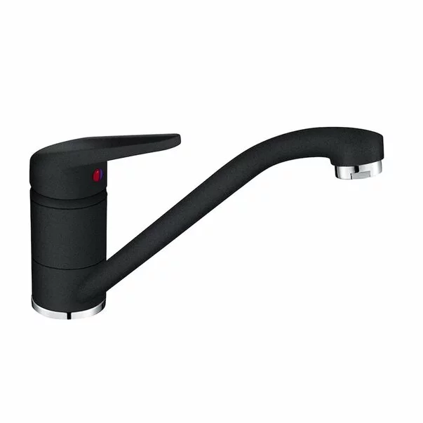 Set chiuveta bucatarie compozit Franke Orion 1 cuva cu picurator 78x50 cm tectonite finisaj negru mat si baterie Novara Plus picture - 2
