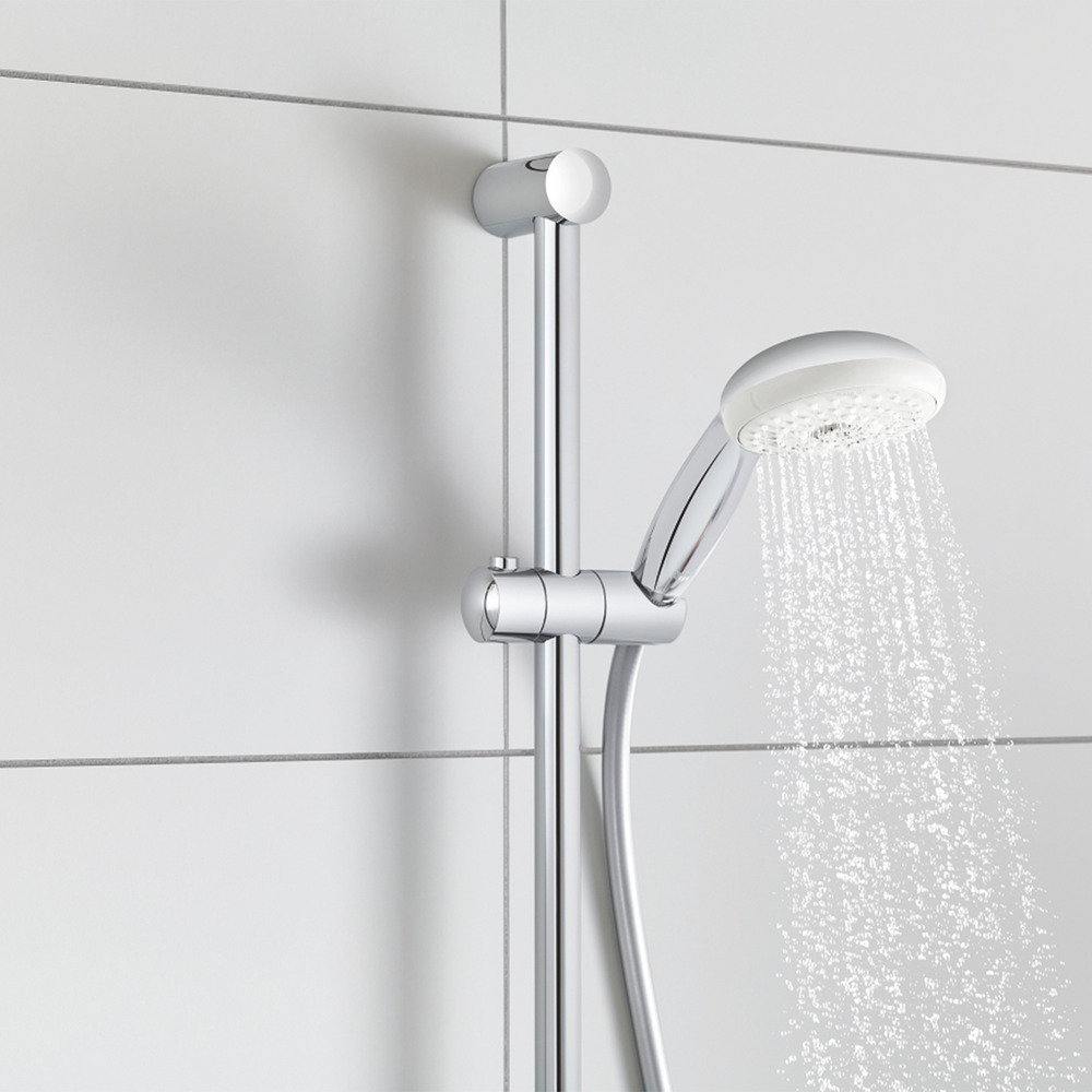 Set de dus cu bara 60 cm Grohe Tempesta 100 crom lucios 4 tipuri de jet