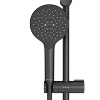Set de dus cu bara 70 cm AM.PM Like negru mat para cu 3 functii
