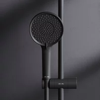 Set de dus cu bara 70 cm AM.PM X-Joy negru mat para cu 3 functii