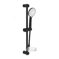 Set de dus cu bara 75 cm Villeroy&Boch Universal negru mat etajera si para cu 3 functii
