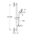 Set de dus Grohe Vitalio Start negru mat picture - 3