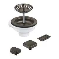 Set de scurgere pentru chiuveta Grohe grafit