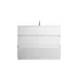 Set dulap baza si lavoar pe pardoseala alb LC Mobili Italia Start 101x86x47 cm picture - 2