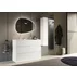 Set dulap baza si lavoar pe pardoseala alb LC Mobili Italia Start 122x86x47 cm picture - 1