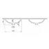 Set dulap baza si lavoar pe pardoseala alb LC Mobili Italia Start 122x86x47 cm picture - 6
