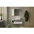 Set dulap baza si lavoar suspendat alb/gri LC Mobili Italia Hamburg 110x47x49 cm picture - 2