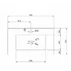 Set dulap baza si lavoar suspendat alb LC Mobili Italia Start 82x53x47 cm picture - 3