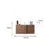 Set dulap baza si lavoar suspendat maro LC Mobili Italia Jupiter 101x53x47 cm picture - 3