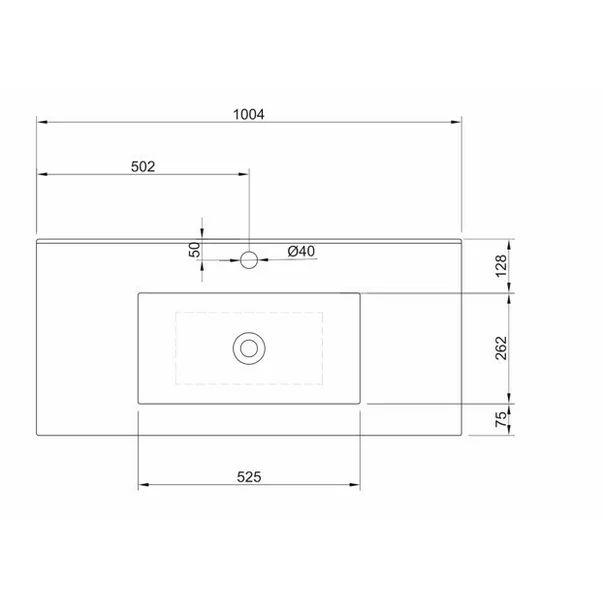 Set dulap baza si lavoar suspendat maro LC Mobili Italia Jupiter 101x53x47 cm picture - 4