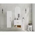 Set dulap baza suspendat alb cu 1 sertar si lavoar alb Drop Lines Diana 50 cm picture - 1