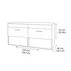 Set dulap baza suspendat alb cu 2 sertare Drop Lines Athena si blat antracit 100 cm picture - 2