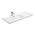 Set dulap baza suspendat alb si lavoar alb Drop Luxus 100 cm picture - 3