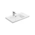 Set dulap baza suspendat alb si lavoar alb Drop Luxus 70 cm picture - 2