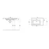 Set dulap baza suspendat alb si lavoar alb Drop Luxus 70 cm picture - 3