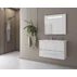 Set dulap baza suspendat alb si lavoar alb Drop Luxus 85 cm picture - 1