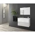 Set dulap baza suspendat alb si lavoar alb Drop Luxus 85 cm picture - 2