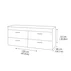 Set dulap baza suspendat cu 4 sertare Drop Lines Athena si blat antracit 120 cm picture - 2