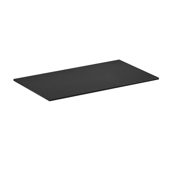 Set dulap baza suspendat Krofam Lov verde-negru 80 cm blat negru si oglinda cu rama aurie picture - 10