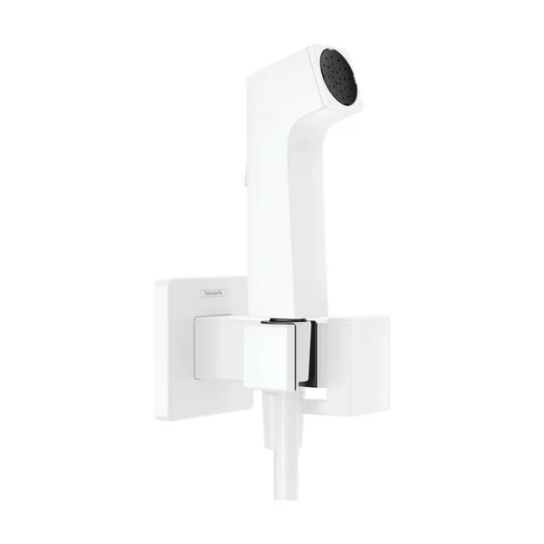 Set dus igienic cu corp ingropat Hansgrohe Bidette E EcoSmart 1 jet alb mat picture - 2
