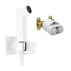 Set dus igienic cu corp ingropat Hansgrohe Bidette E EcoSmart 1 jet alb mat picture - 1