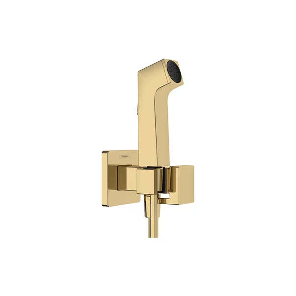 Set dus igienic cu corp ingropat Hansgrohe Bidette E EcoSmart 1 jet auriu lucios picture - 2