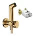 Set dus igienic cu corp ingropat Hansgrohe Bidette S EcoSmart 1 jet auriu lucios picture - 1