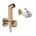 Set dus igienic cu corp ingropat Hansgrohe Bidette S EcoSmart 1 jet bronz periat picture - 1