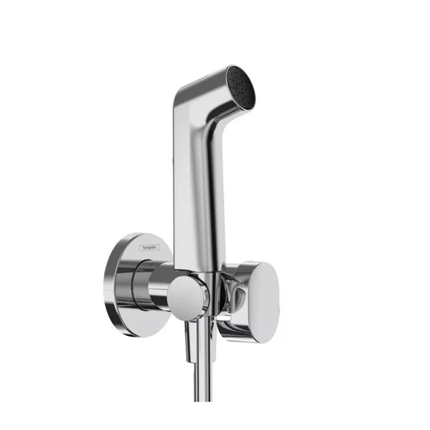 Set dus igienic cu corp ingropat Hansgrohe Bidette S EcoSmart 1 jet crom lucios picture - 2