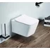 Set rezervor incastrat Geberit Duofix cu set de fixare, clapeta alba Delta51 plus vas WC Rune Jord alb cu capac slim softclose picture - 2