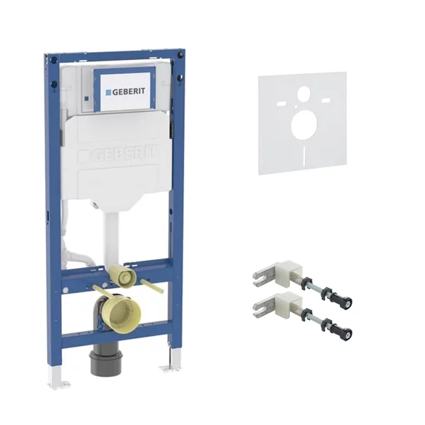 Set rezervor incastrat Geberit Duofix Sigma cu set fixare si clapeta Sigma01 negru lucios picture - 5