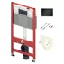 Set rezervor incastrat TECEbase cu sistem de fixare si clapeta TECEnow negru mat picture - 1