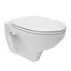 Set rezervor WC cu cadru B595 Cersanit Tech Line Base si clapeta Circle crom plus vas WC Delfi cu capac alb picture - 3