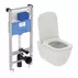 Set rezervor WC cu cadru Ideal Standard ProSys si vas WC I.Life B cu capac softclose alb picture - 1