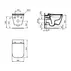 Set rezervor WC cu cadru Ideal Standard ProSys si vas WC I.Life B cu capac softclose alb picture - 6