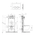 Set rezervor WC cu cadru Omnires StrongFrame cu spalare ECO si clapeta Minimal cupru periat picture - 4